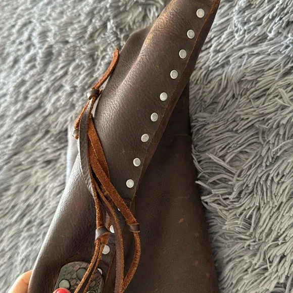 Women's Leather Crossbody - Picture 7 of 13